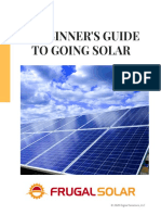 Beginners Guide To Going Solar