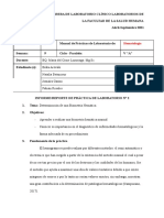 Informe de Práctica 2 - Hematología