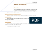 Module 10: Numerical Integration