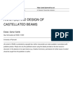 Analysis and Design of Castellated Steel Beam - 2019 Elaiwi PHD