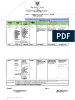 Garrita National High School: Individual Learning Monitoring Plan First Quarter