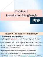 CHAP I Introduction À La Géologie