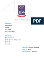 Submitted To:: Hamida Akhter Lecturer Dept. of MIS University of Dhaka