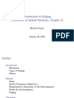 Introduction To Kriging (Handbook of Spatial Statistics, Chapter 3)