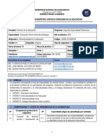 9 - Silabo - Erib - Interculturalidad en La Educación - 2021