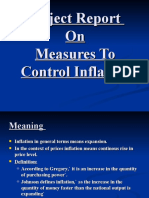 Measure To Control Inflation