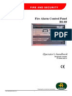 Fire Alarm Control Panel BS-60: Operator's Handbook