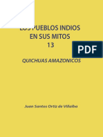 Los Pueblos Indios en Sus Mitos Quichua Amazonicos