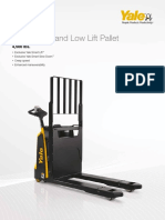 MPB-VG: Motorized Hand Low Lift Pallet