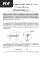 Relatorio 4 - Medidas Da Componente Horizontal Da Indução Magnética Terrestre