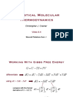 Statistical Molecular Thermodynamics: Christopher J. Cramer