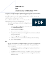 Chapter 7: Investigating Theft Act: Deciding When To Investigate