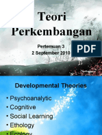 Teori Perkembangan: Pertemuan 3 2 September 2010