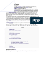 Fracture Toughness: Example Values