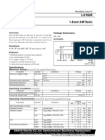 1-Band AM Radio: Package Dimensions