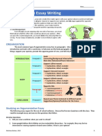 Argumentative Essay Worksheets