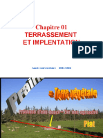 Chapitre 01terrassement Et Implentation