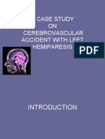 A Case Study ON Cerebrovascular Accident With Left Hemiparesis