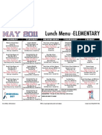 EL Lunch Menu May 11