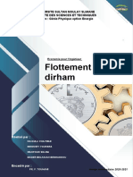 Flottement de Dirham