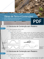 Capítulo 05 - Estruturas de Contenção Sem Reaterro