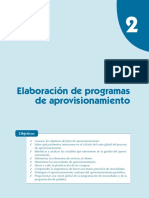 Lectura 01 - Elaboración - Programa - Aprovisionamiento