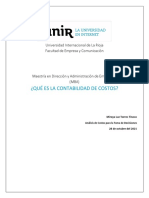 ¿Qué Es La Contabilidad de Costos?