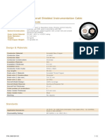 1x2x16 AWG - 50C Overall Shielded Instrumentation Cable - 8N61001101 - V - 1 - R - 12