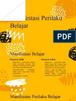 Manifestasi Perilaku Belajar 1