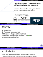 6.1 Force On A Moving Charge (Lorentz Force), Force On A Differential Current Element