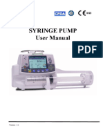 User Manual of WIT-301 Syringe Pump