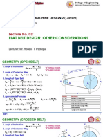 PME2M MD2 Lec 04 Belt Drive Tech Aspects 3 Fin