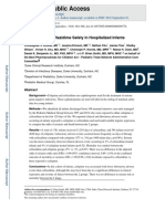 Cefepime and Ceftazidime Safety in Hospitalized Infants