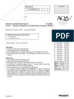 Physics U5 Turning QP Jan 2004