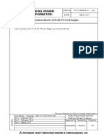 Mitsubishi Diesel Engine Technical Information Specification Sheets of S12R-PTAA2 Engine