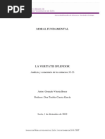 Trabajo Sobre La Veritatis Splendor