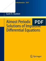 (Lecture Notes in Mathematics 2047) Gani T. Stamov (Auth.) - Almost Periodic Solutions of Impulsive Differential Equations - Springer-Verlag Berlin Heidelberg (2012)