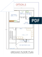 Option 2: Ground Floor Plan