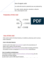 Organic Acid Production