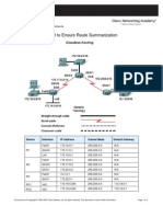 Using CIDR To Ensure Route Summarization