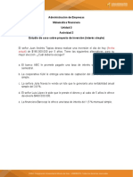 Estudio de Caso Sobre Proyecto de Inversión (Interés Simple)