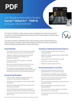 I-Vu Building Automation System: Carrier® Chillervu™ - Psm-Io