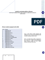 Quick Guide For Activating Esim On Iphones
