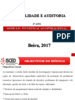 Palestra Investigacao Operacional Ii 2017