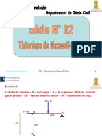 Solution TD - Théorème de Maxwell Mohr