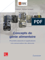 Concepts de Genie Alimentaire Procedes Associes Et Applications A La Conservation Des Aliments Index