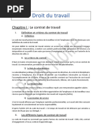 Droit Du Travail - IPD Thomas Sankara