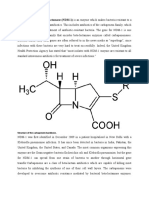 New Delhi Metallo-Beta-Lactamase (NDM-1) Is An Enzyme Which Makes Bacteria Resistant To A