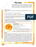 The Sun Differentiated Reading Comprehension Activity