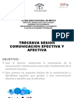 Treceava y Catorceava Sesión Tutoria